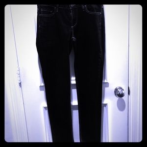 Dark wash skinny curvy jeans in 8 petite